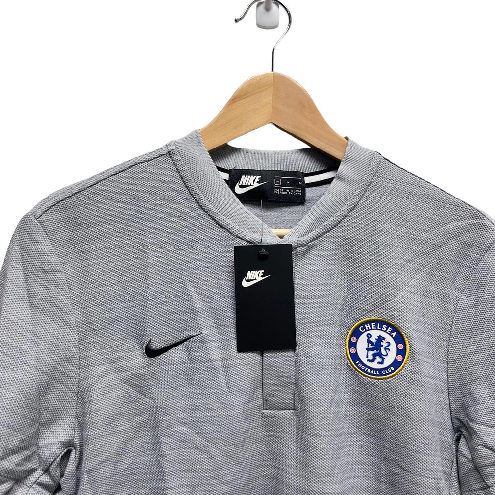 NWT Nike Chelsea Grand Slam Polo Wolf Grey/Anthracite - Picture 2 of 6
